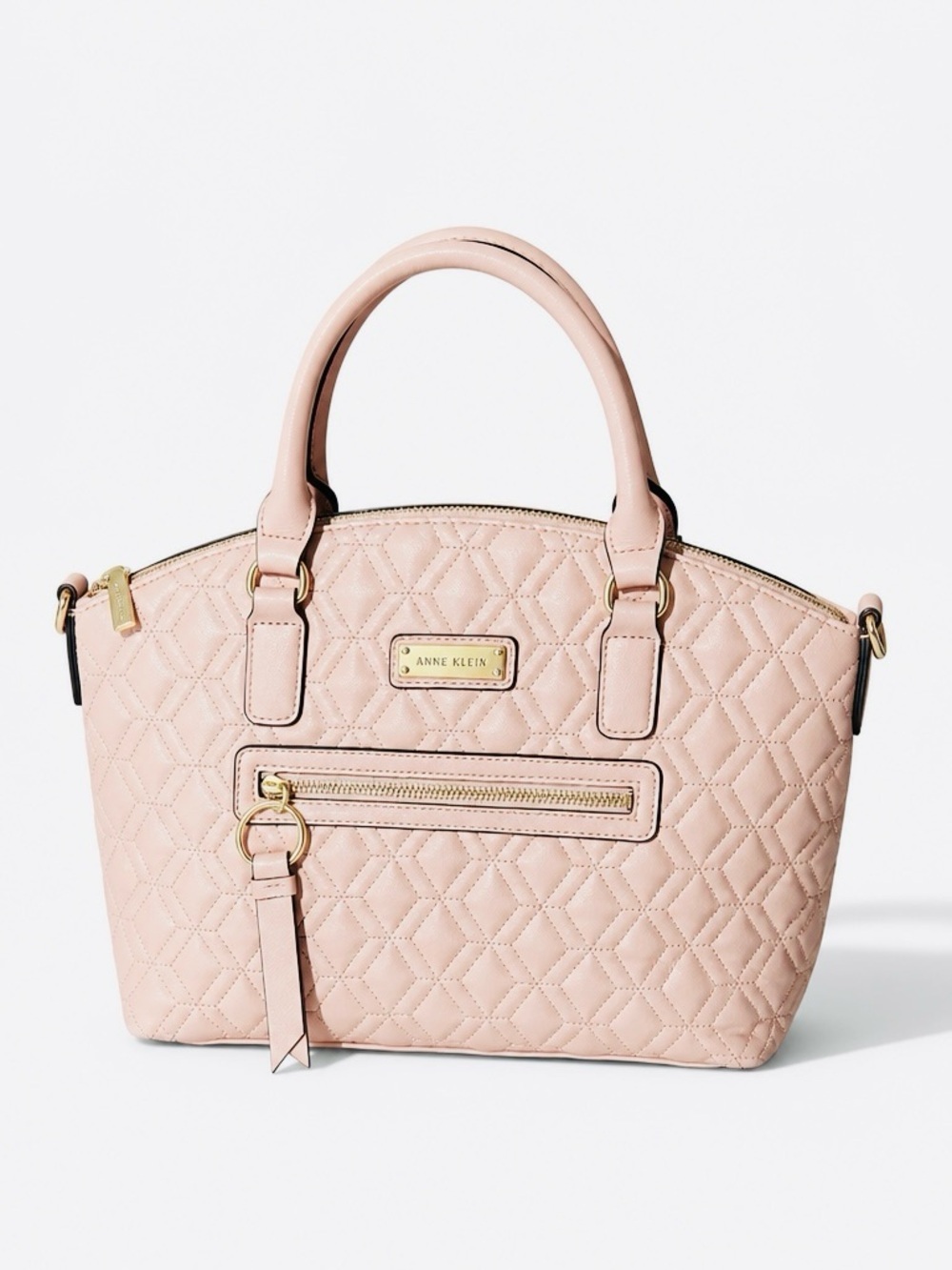 Anne Klien Quilted Pink Satchel
